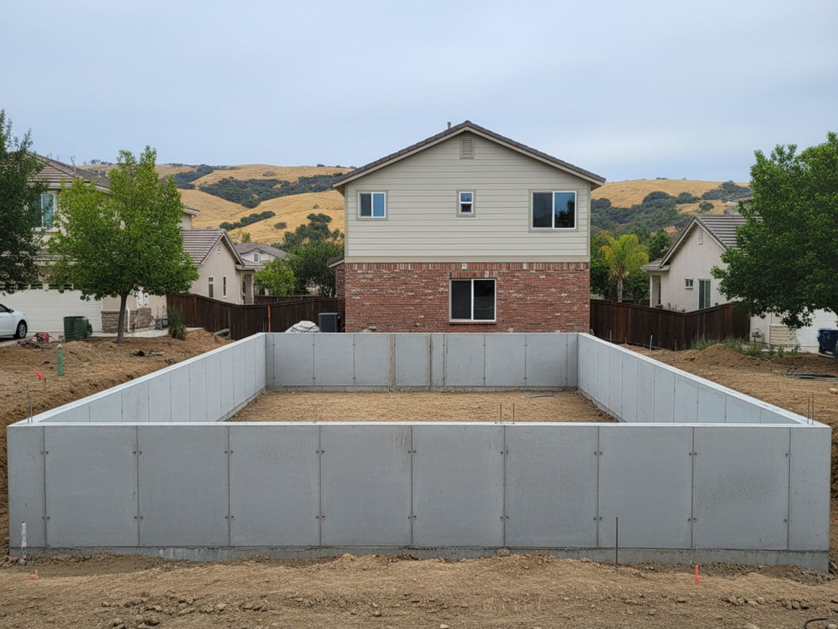 Concrete Retaining Walls completed by West Coast Concrete Solutions in Huntington Beach, CA